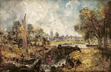 Écluse de Dedham, vers 1820